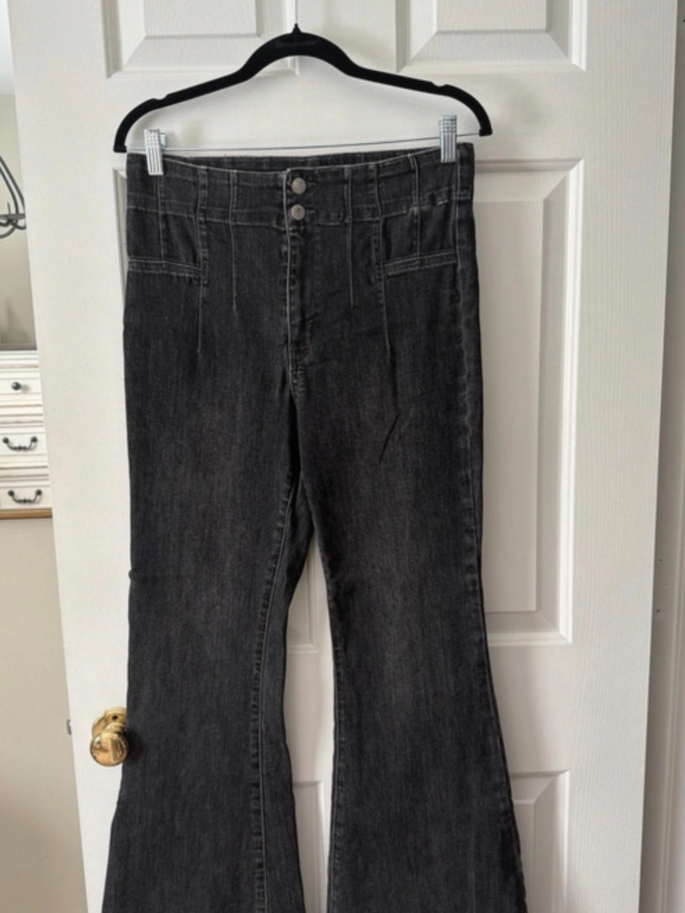 Altar'd State Black High-Rise Flare Jeans